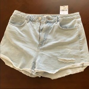 Denim vintage high rise shorts